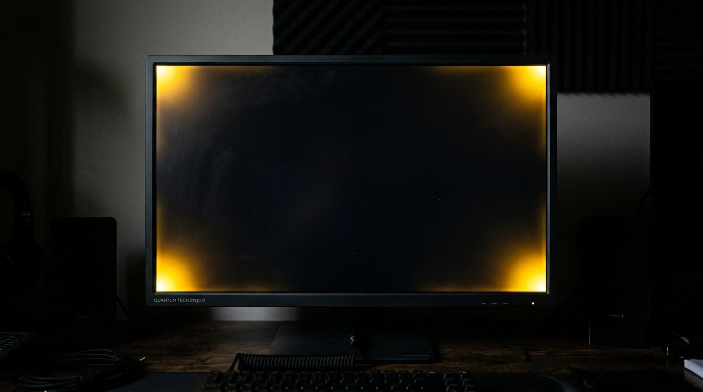Backlight bleed test pattern