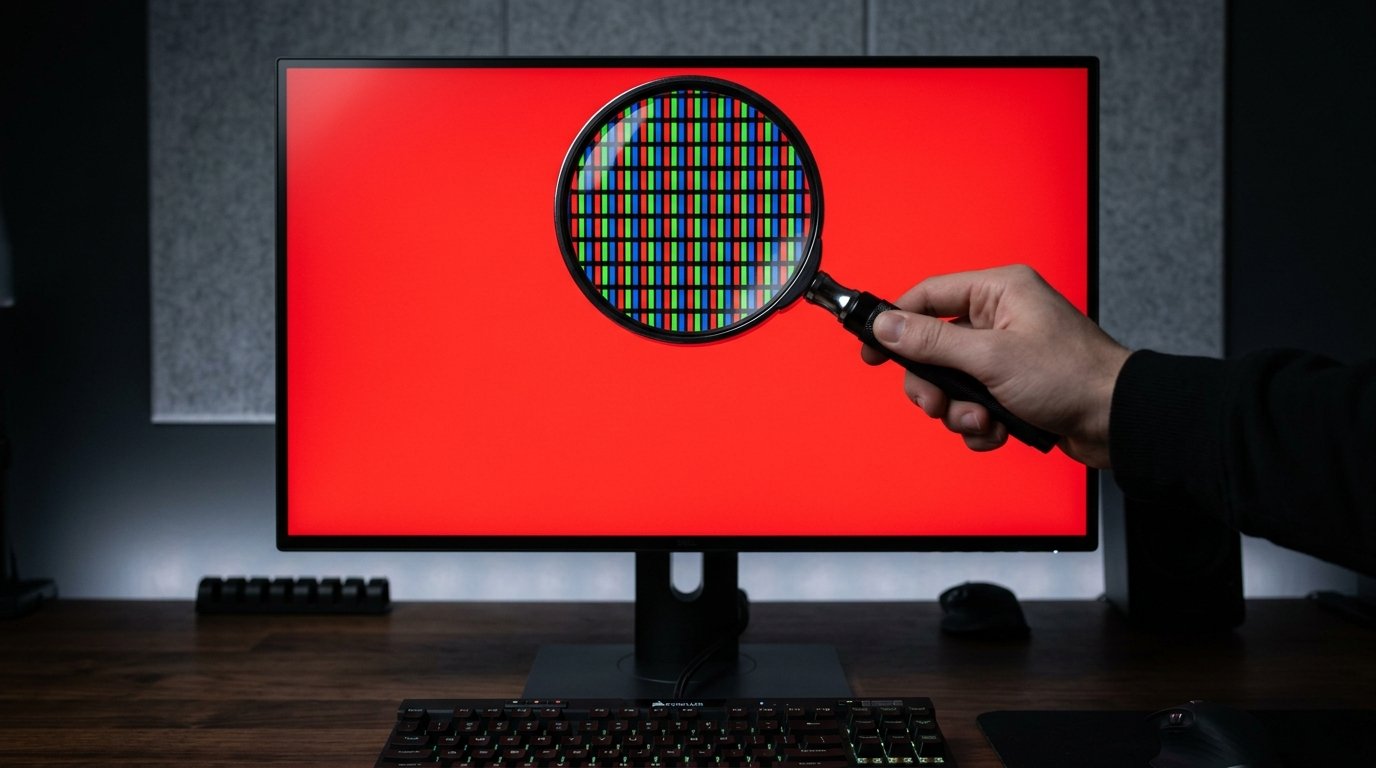 Dead pixel cycle test illustration