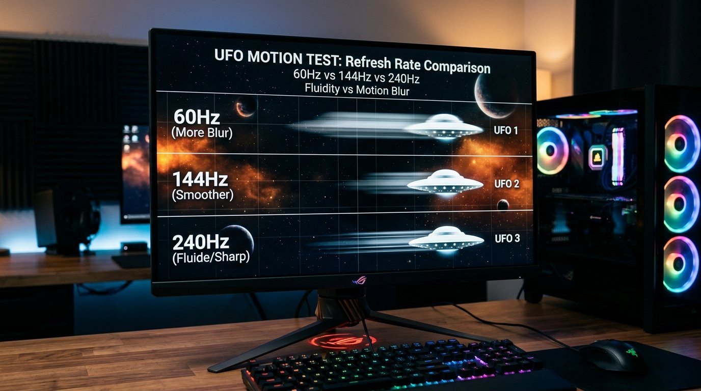 Refresh rate tester ufo graphic